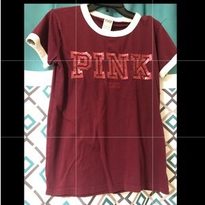 PINK burgundy Shirt